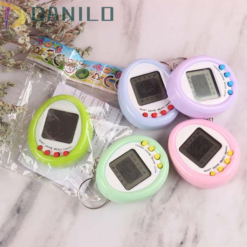 DANILO Máy Nuôi Thú Ảo Tamagotchi Mini 90S Có Móc Khóa