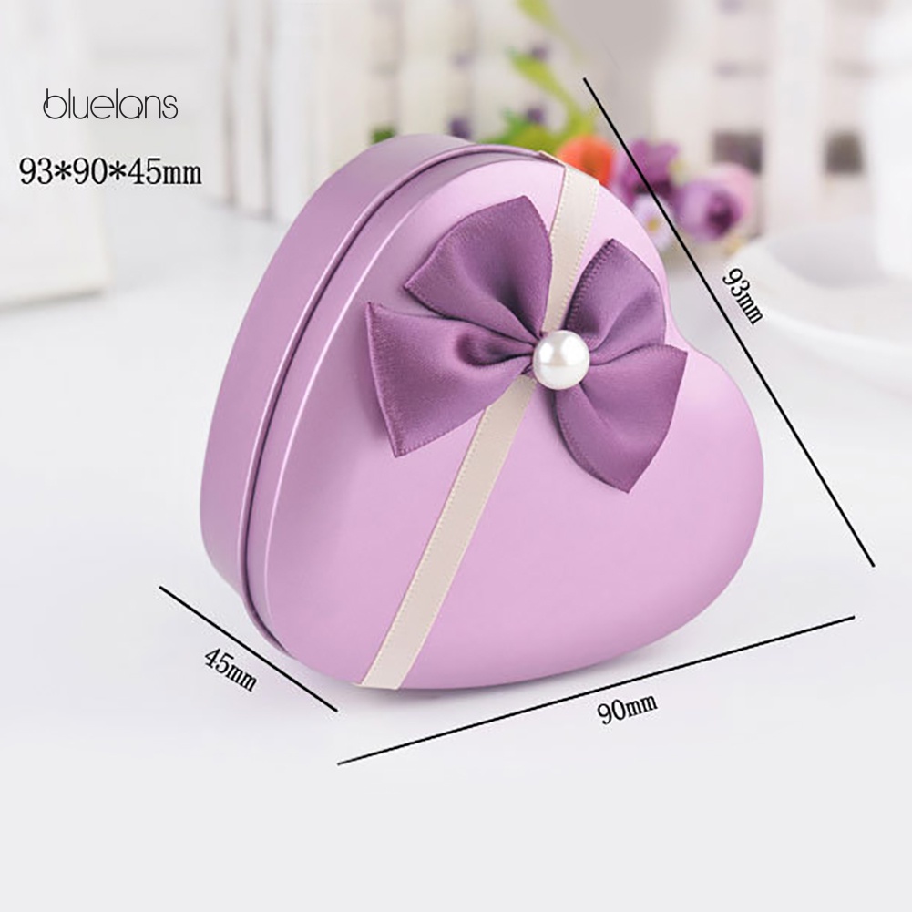 Hộp Quà Đựng Trang Sức Hình Nơ Trái Tim Thời Trang