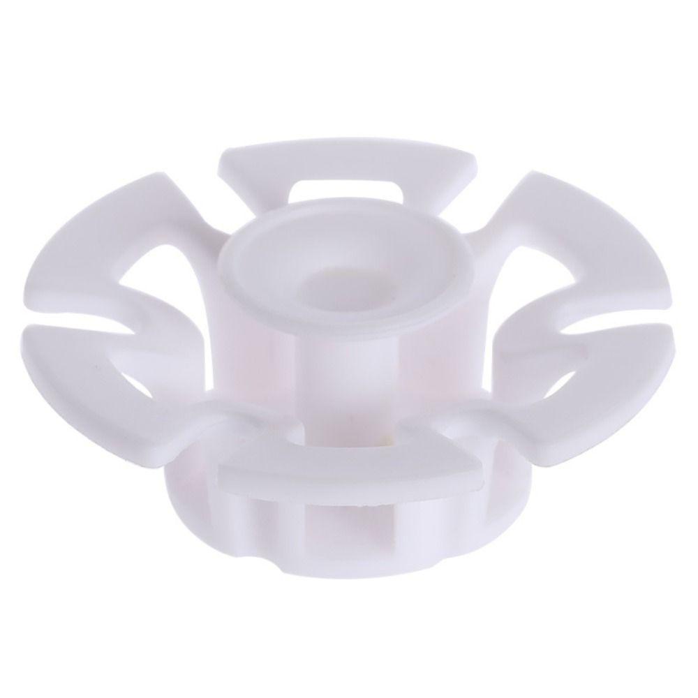 MAYSHOW Set 8 Móc Treo Túi Nhựa Tự Dính Màu Trắng / Hồng Tiện Dụng Cho Phòng Khách / Nhà Bếp