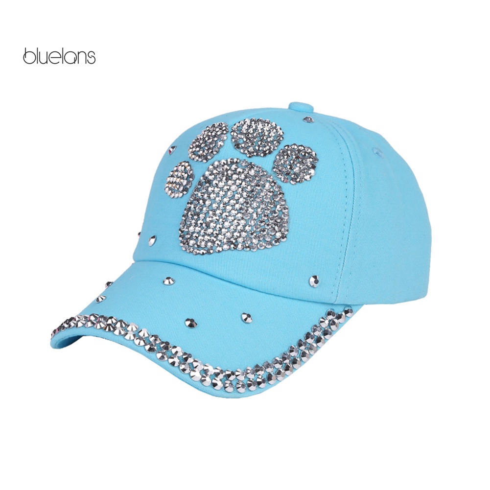 Mũ Lưỡi Trai Đính Đá Lấp Lánh Thời Trang Cho Nữ