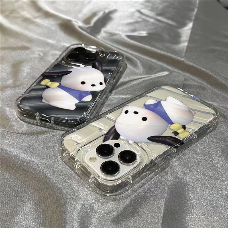 Ốp Điện Thoại Mềm Trong Suốt In Hình Chó Pacha 7sins Dễ Thương Cho Iphone 14Promax 11 / plus / Apple 1312 / 8 Xr A6QS