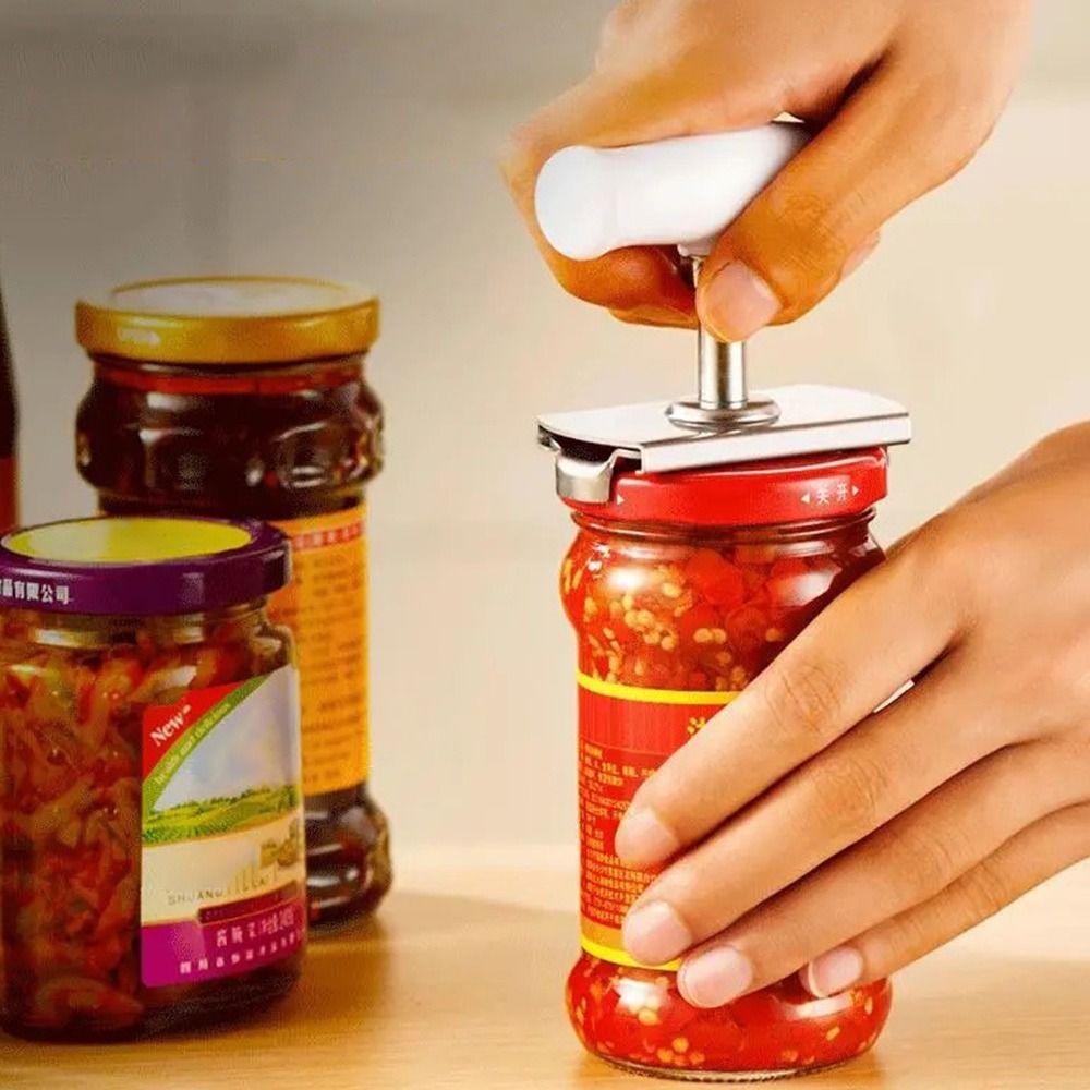 Dụng Cụ Mở Nắp Lọ Bằng Thép Không Gỉ Đa Năng Điều Chỉnh Được 1 Cái