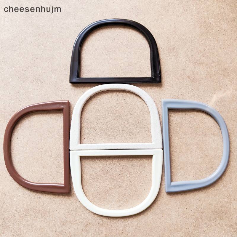 Set 2 Khung Hình Chữ D Bằng Nhựa Resin Cho Túi Xách DIY