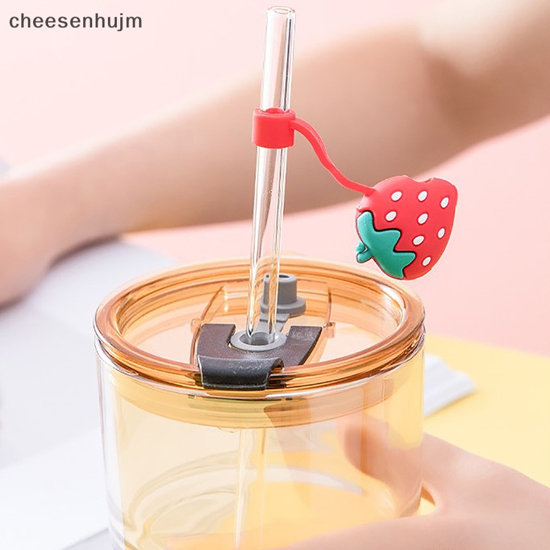 1 Nắp Silicon Đậy Ống Hút Chống Bụi Có Thể Tái Sử Dụng Cho Quán Bar / Nhà Bếp