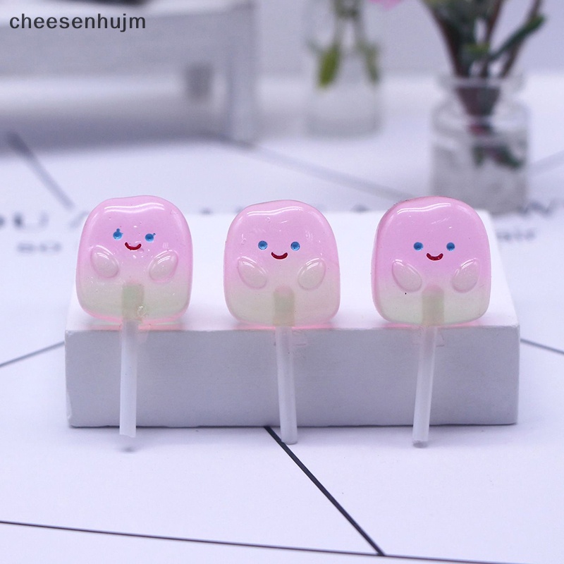 Móc Khóa Hình Kẹo Mút Màu Gradient Phát Quang Độc Đáo
