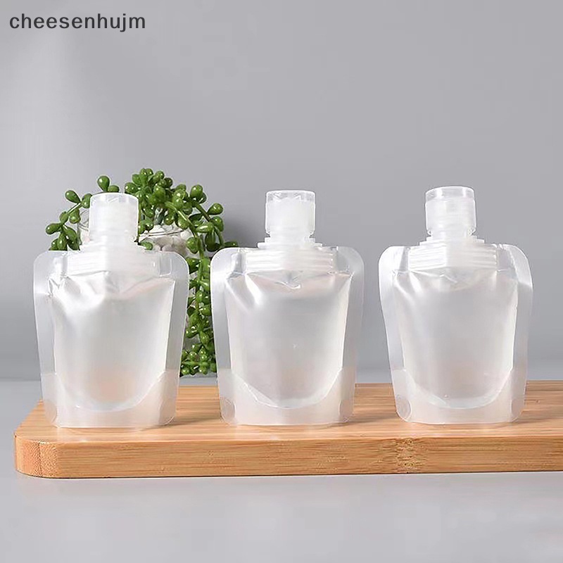 Túi Nhựa Trong Suốt Đựng Dầu Gội / Mỹ Phẩm Tiện Dụng Khi Đi Du Lịch