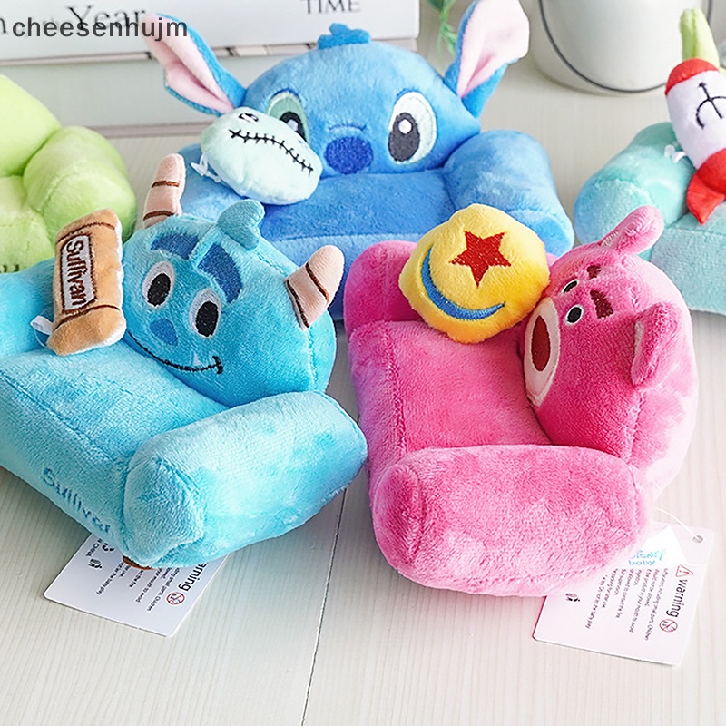 Đồ chơi nhồi bông Hình Gấu Hoạt Hình Stitch Đáng Yêu Trang Trí Ghế Sofa