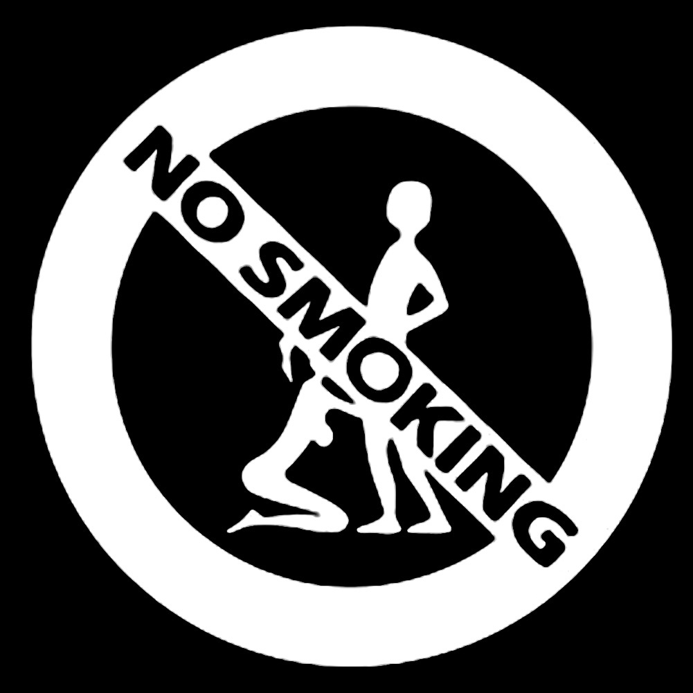 Miếng Dán Trang Trí Xe Hơi Chống Thấm Nước In Chữ Girl Boy No Smoking