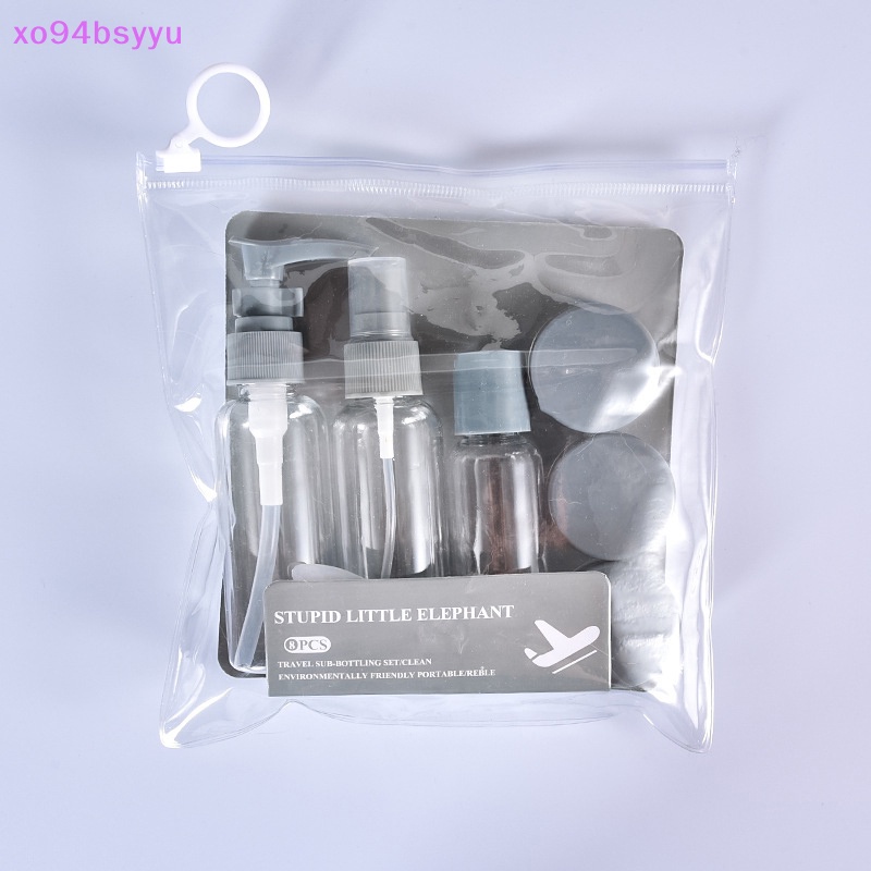 Set 5 / 8 Lọ Nhựa Rỗng Trong Suốt Mini Xo94Bsyu Đựng Mỹ Phẩm Du Lịch Tiện Lợi