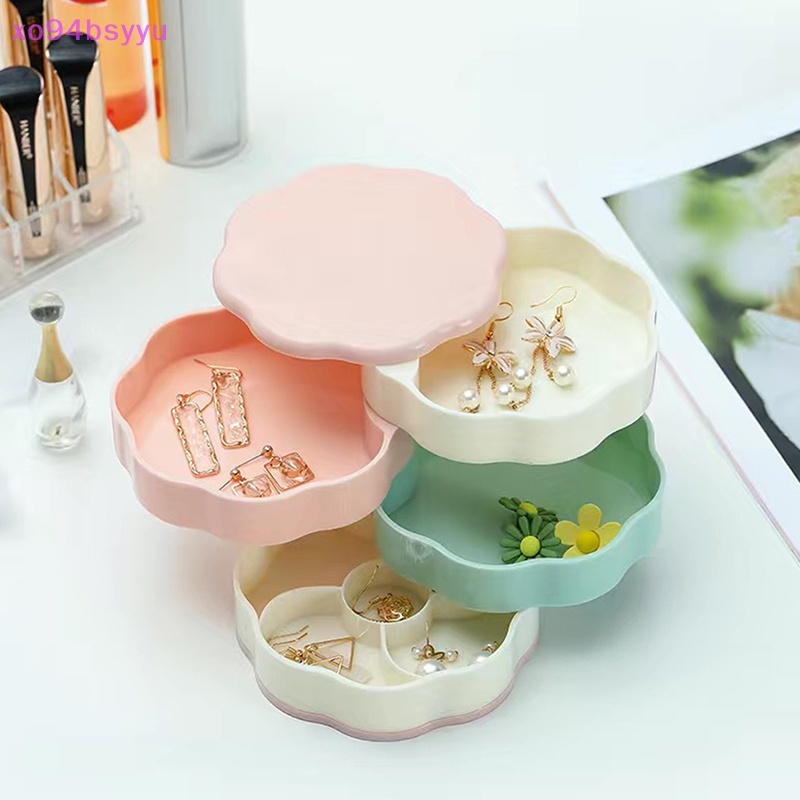 Hộp Đựng Trang Sức 4 Tầng Xo94Bsyu Xoay 360 Độ Tiện Dụng