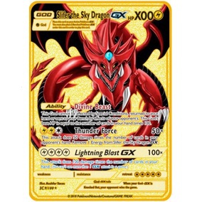 Thẻ Kim Loại Pokemon Charizard Gx Rare thẻ năng lượng đứa trẻ trò chơi thẻ vàng món quà đồ chơi