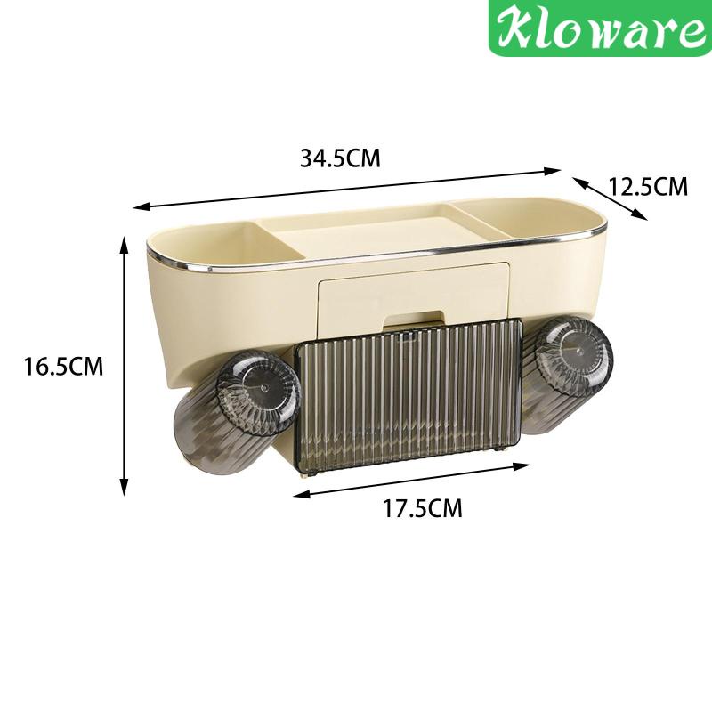 Giá Đỡ Bàn Chải Đánh Răng / Mỹ Phẩm Vanity Gắn Tường Tiện Lợi