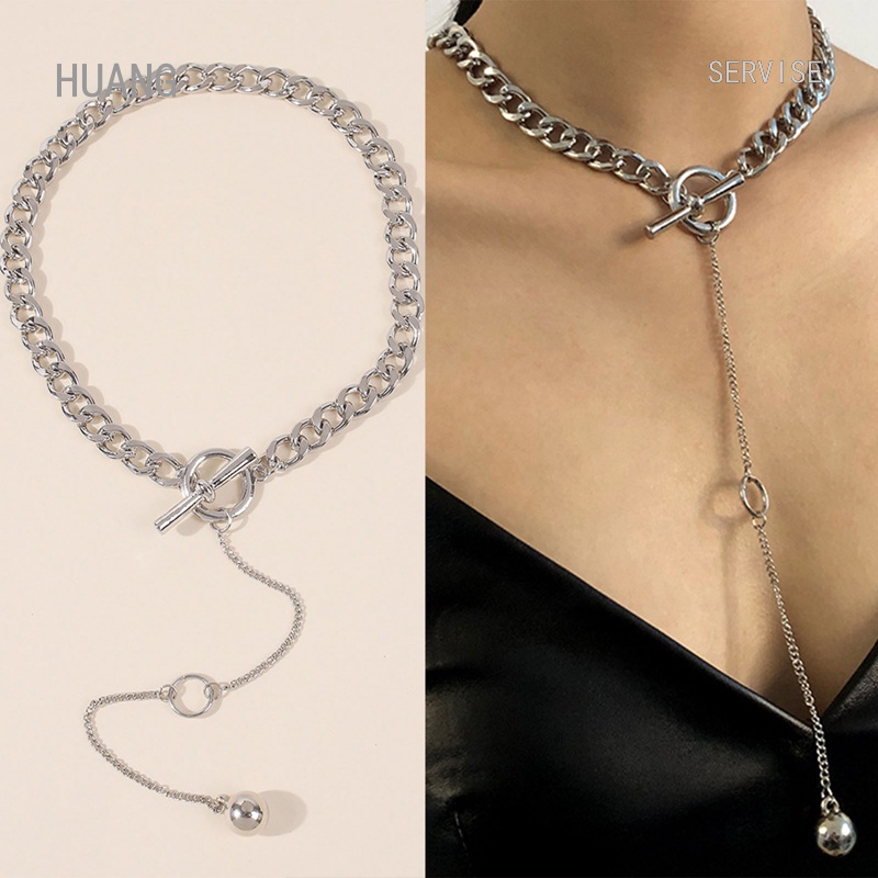 Vòng Cổ Tua Rua Bằng Kim Loại Dày Dặn Thời Trang