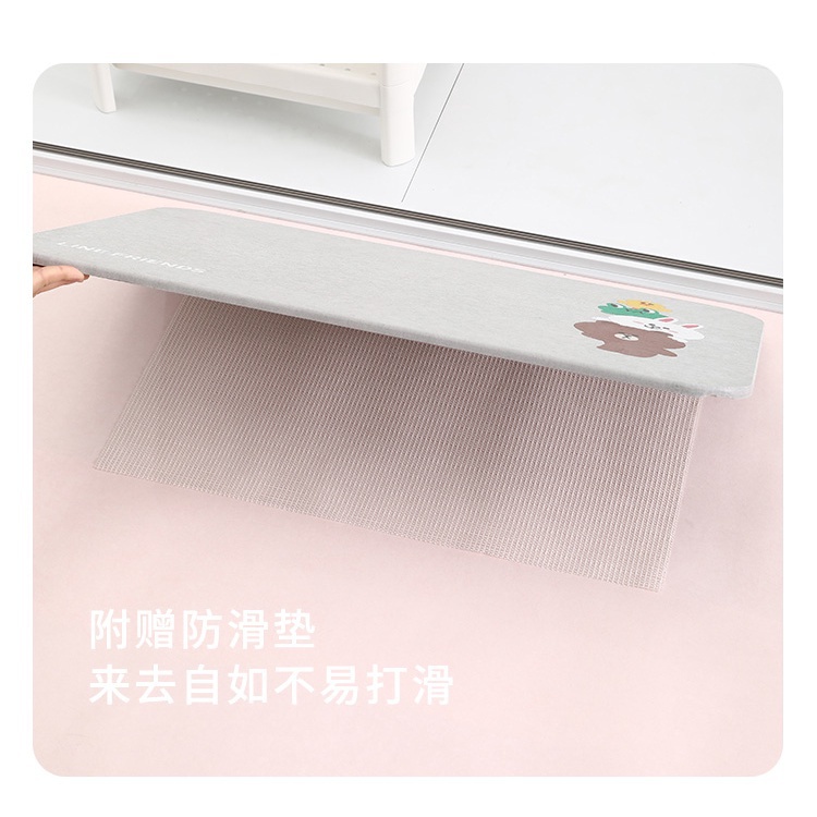 Thảm Chùi Chân Siêu Thấm Hút Chống Trượt Dành Cho Phòng Tắm