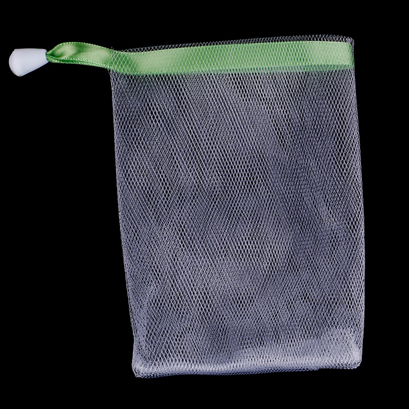 Ha Túi Lưới Nylon Rút Dây Đựng Xà Phòng Tẩy Tế Bào Chết Cỡ Nhỏ n