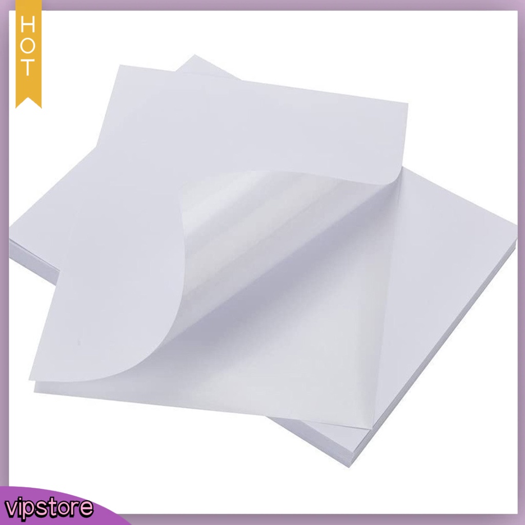 &lt;VIP&gt; Set 20 Tấm Sticker Chống Thấm Nước Chống Nhòe Nhanh Khô Màu Sắc Sống Động Tiện Dụng Cho Máy In Văn Phòng