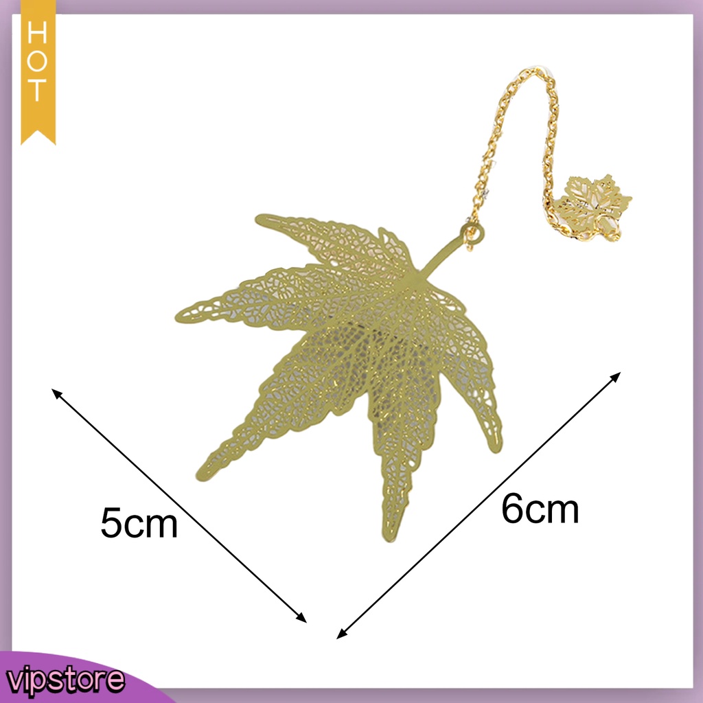 &lt;VIP&gt; Bookmark Bằng Kim Loại Bền Hình Dạng Tua Rua Có Mặt Dây Chuyền Quà Tặng Tại Nhà