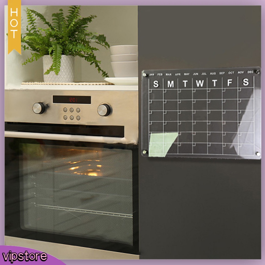 &lt;VIP&gt; ic Bảng Viết Khô ic Acrylic Mịn Màng Mạnh Mẽ Có Lịch Công Cụ Văn Phòng Phẩm