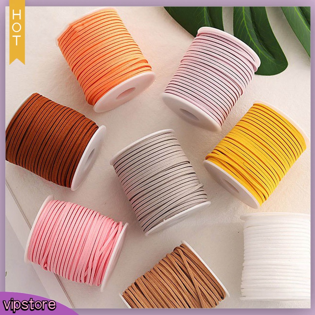 &lt;VIP&gt; Cuộn Dây Ruy Băng Raffia 50 Yard Chất Liệu Da Lộn Mềm Mại Màu Trơn Chống Đứt Trang Trí Giáng Sinh