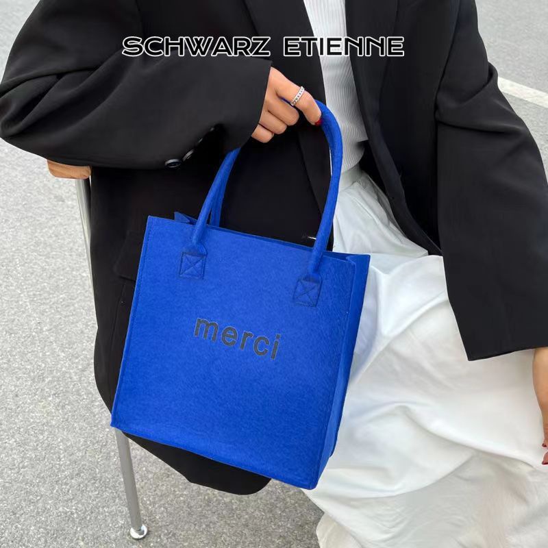 Túi xách SCHWARZ ETIENNE đựng mỹ phẩm / đồ mua sắm thời trang Hàn Quốc đơn giản