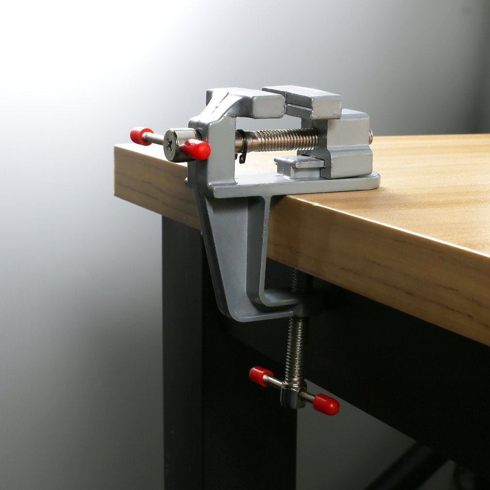 =Christmas=Portable Aluminum Alloy Table Vise Metal Clamp Locksmith Clip DIY Parts