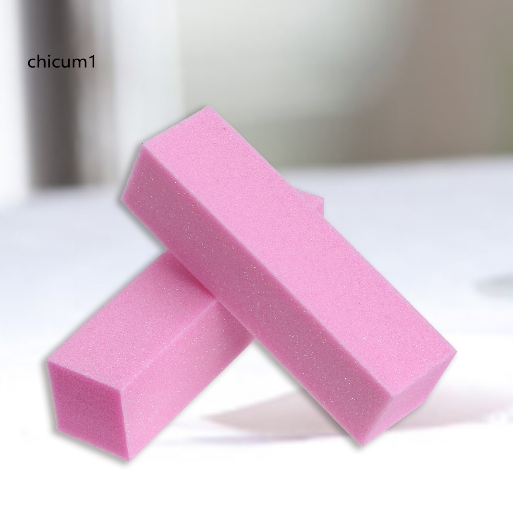 Set 10 Khối Chà Nhám 4 Mặt Đa Năng Gọn Nhẹ Chống Mài Mòn Làm Móng Cho Nữ