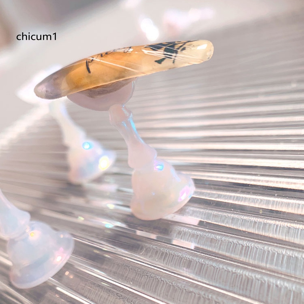 1 Bộ Giá Đỡ Trưng Bày Móng Tay Từ Tính Bằng Acrylic Chắc Chắn Lâu Trôi Có Thể Tái Sử Dụng