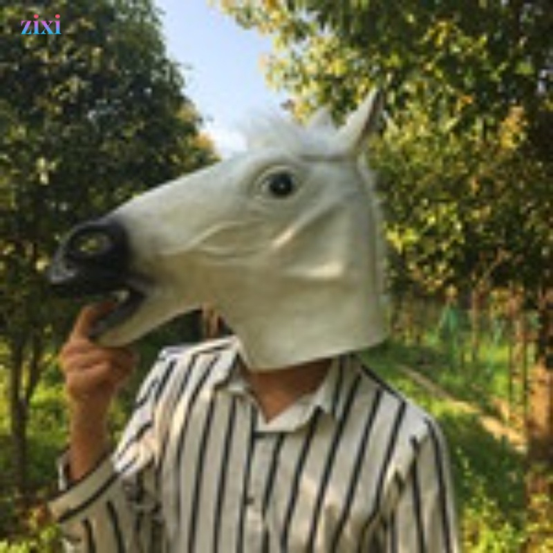 Mặt nạ đội đầu orse mặt nạ ngựa mặt nạ cosplay mặt nạ cho bữa tiệc ăn mặc ba màu