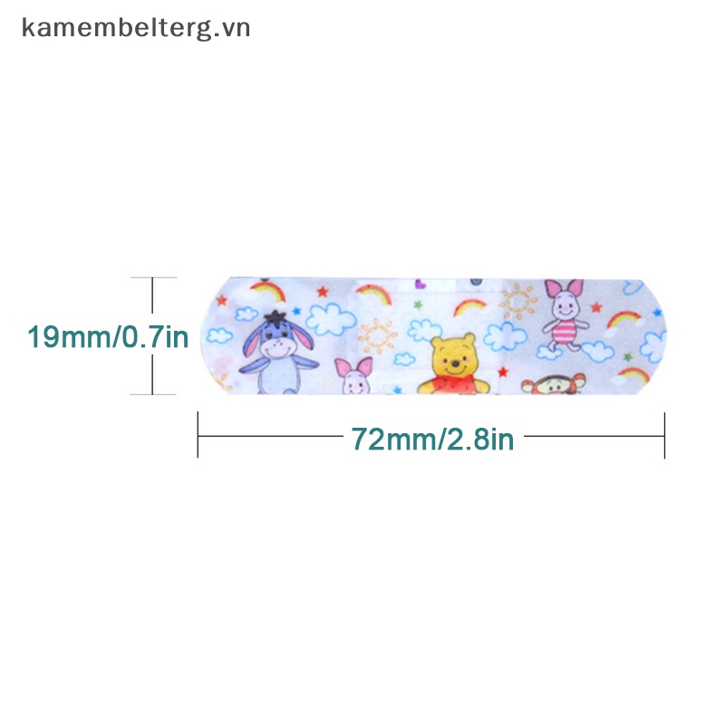 Set 100 Băng Keo Cá Nhân Trong Suốt Thoáng Khí Chống Thấm Nước