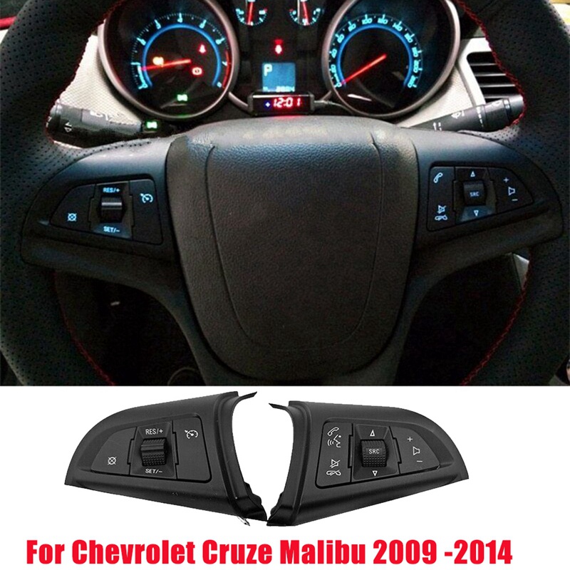 Nút Bấm Đa Năng Gắn Vô Lăng Xe Hơi Chevrolet Cruze Malibu 2009-2014