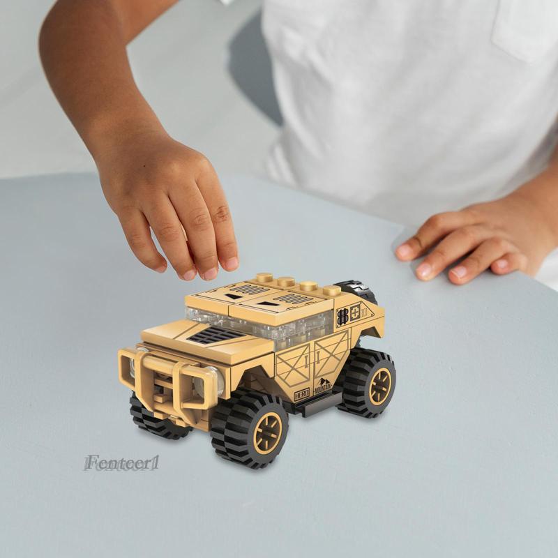 [Fenteer1] Bộ Đồ Chơi Lắp Ráp Xe Tải Mini Cho Bé Trai