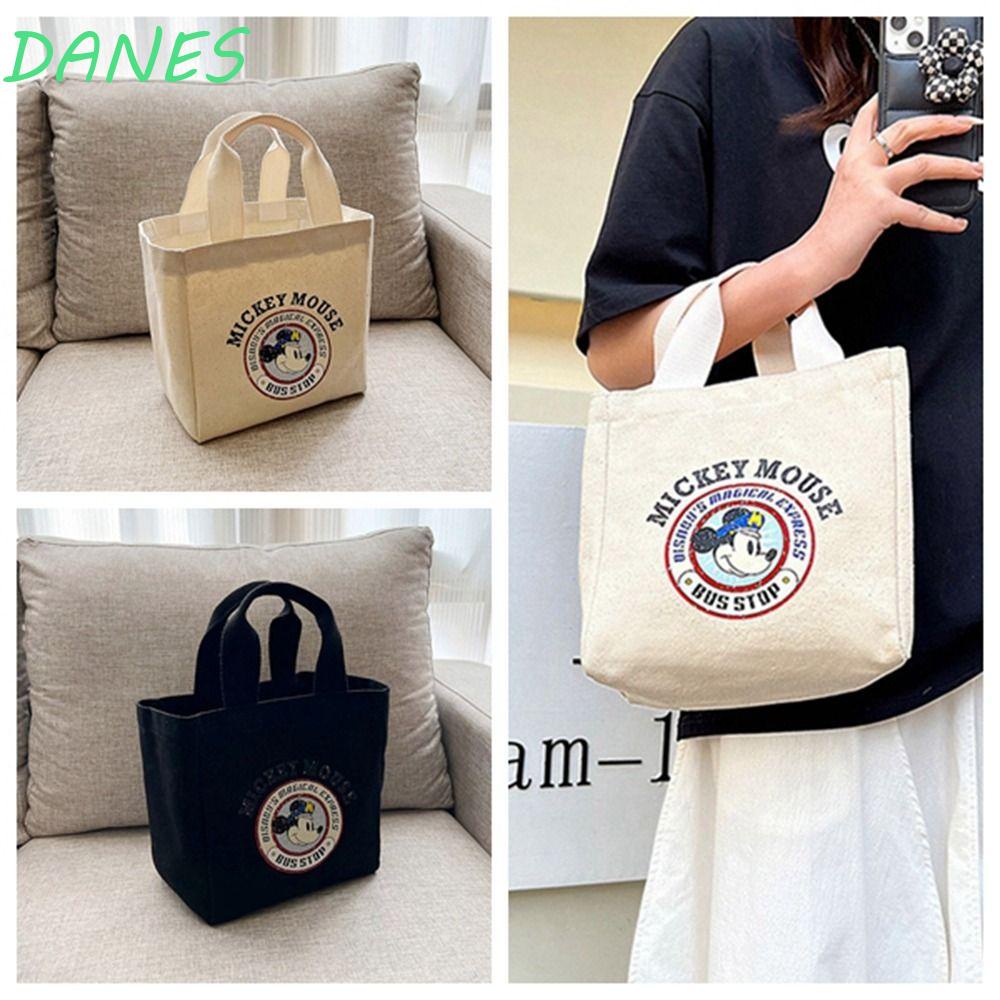 Túi vải Cỡ Lớn In Họa Tiết Chuột Mickey Đơn Giản Cho Nữ