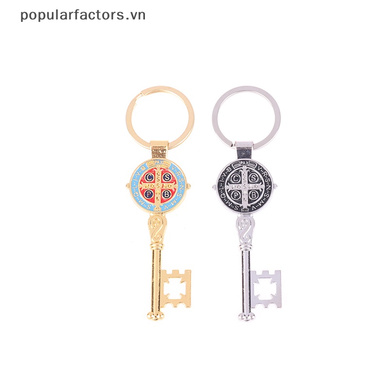 Móc Khóa Thủ Công San Benito Dầu Khô Hình Chìa Khóa Cho Nam Và Nữ