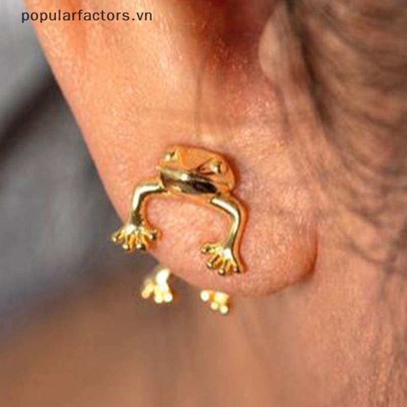 1 Đôi Bông Tai Hình Chú Ếch Phong Cách Gothic Thời Trang Dành Cho Nữ Y2k