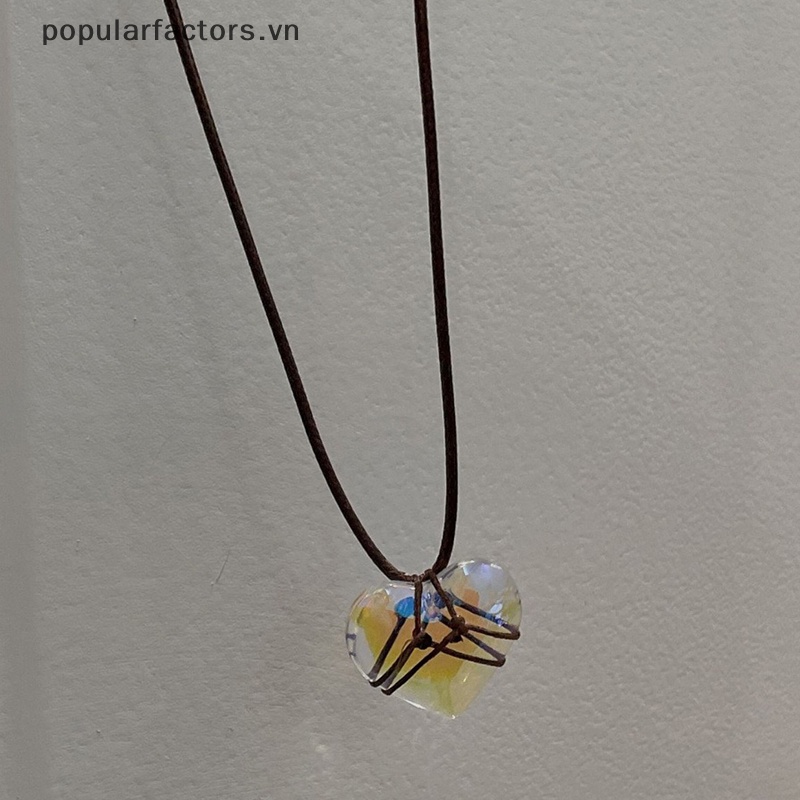 Vòng cổ Mặt Hình Trái Tim Dễ Thương Cho Cặp Đôi