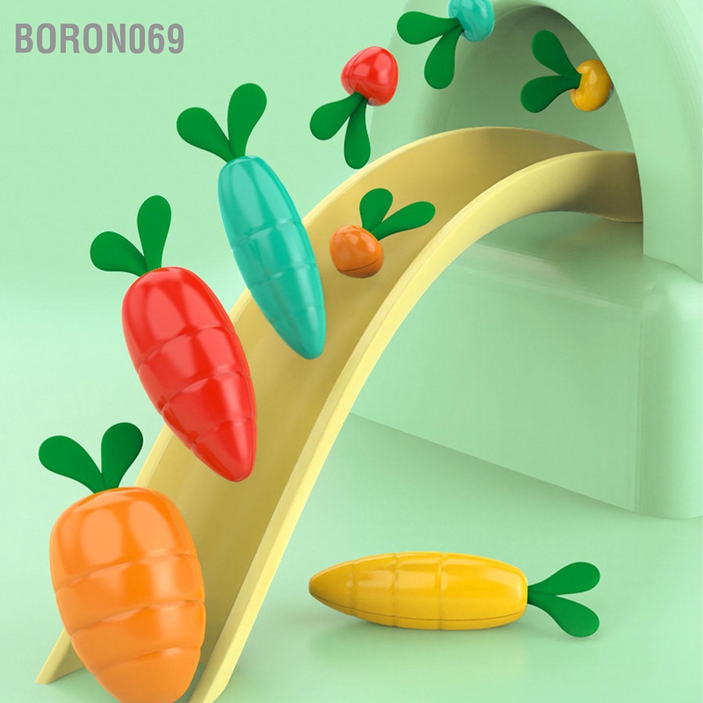 Boron069 Đồ Chơi Thu Hoạch Cà Rốt Rau Trí Nhớ Trò Hình Dạng Phân Loại Màu Sắc Phát Triển Kỹ Năng Vận Động Tinh Cho Trẻ 4 5 6 Tuổi