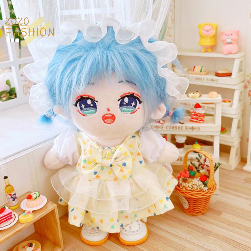 1 Bộ Quần Áo Búp Bê Chống Mài Mòn DIY Kèm Băng Đô Xinh Xắn
