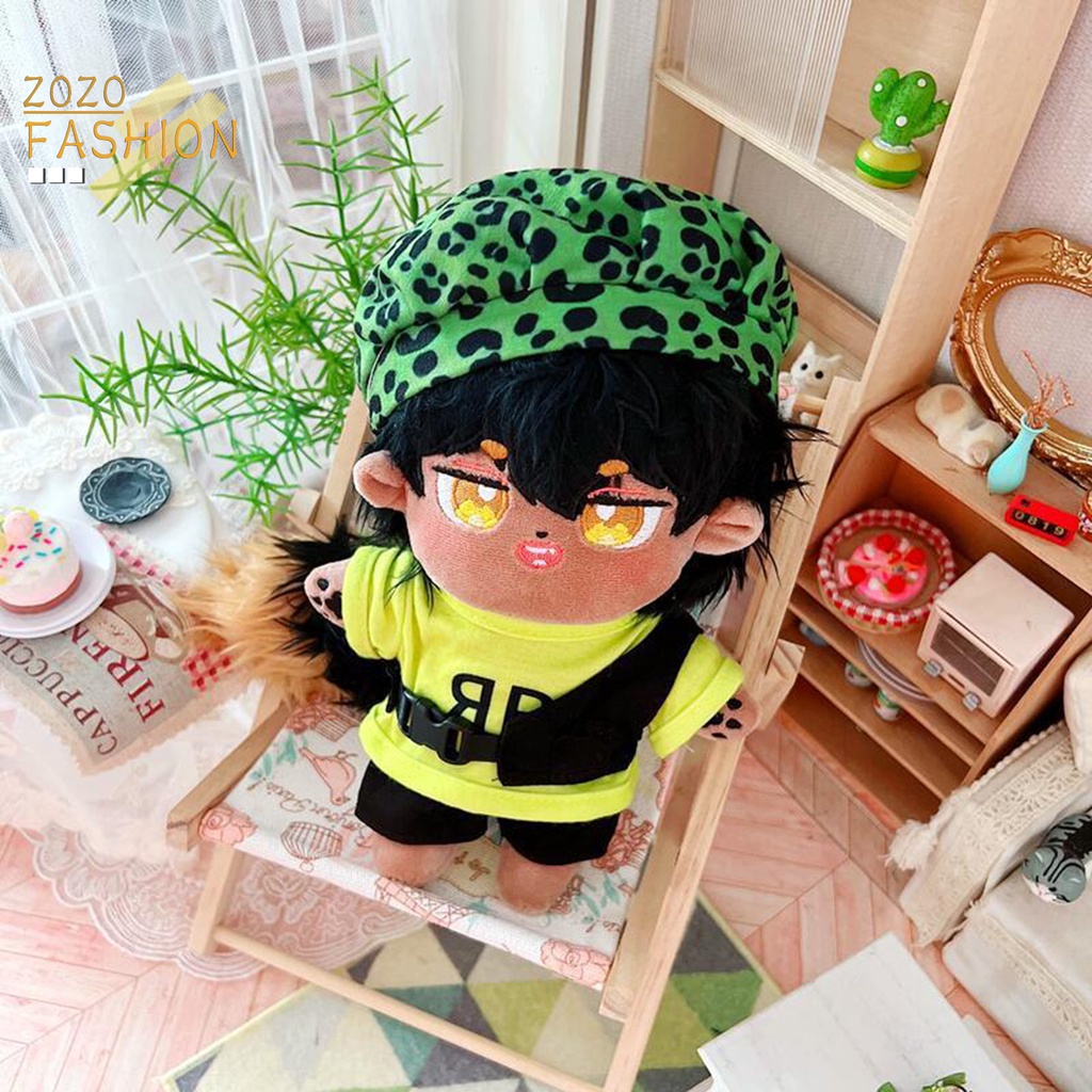 Búp Bê Nhồi Bông Da Đen 20cm Hình Thần Tượng Không Cần Hoàn Thành