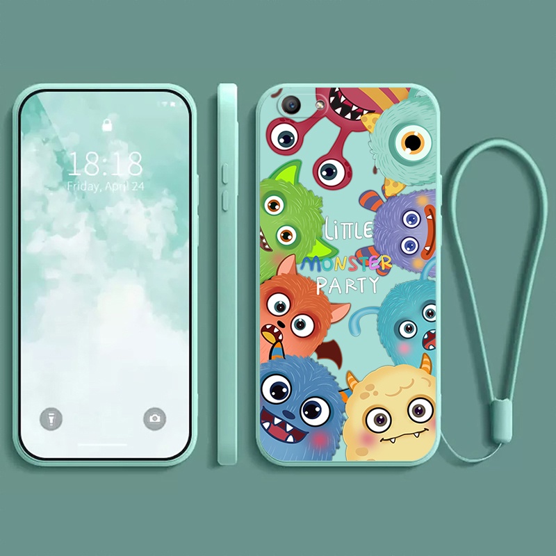 Ốp lưng OPPO A71 Ốp Điện Thoại oppo F1S a59 A74 5G A83 A94 A95 A74 4G A96 A76 Dễ thương Quái vật nhỏ Nam Phụ nữ Bảo vệ toàn diện Ốp Điện Thoại