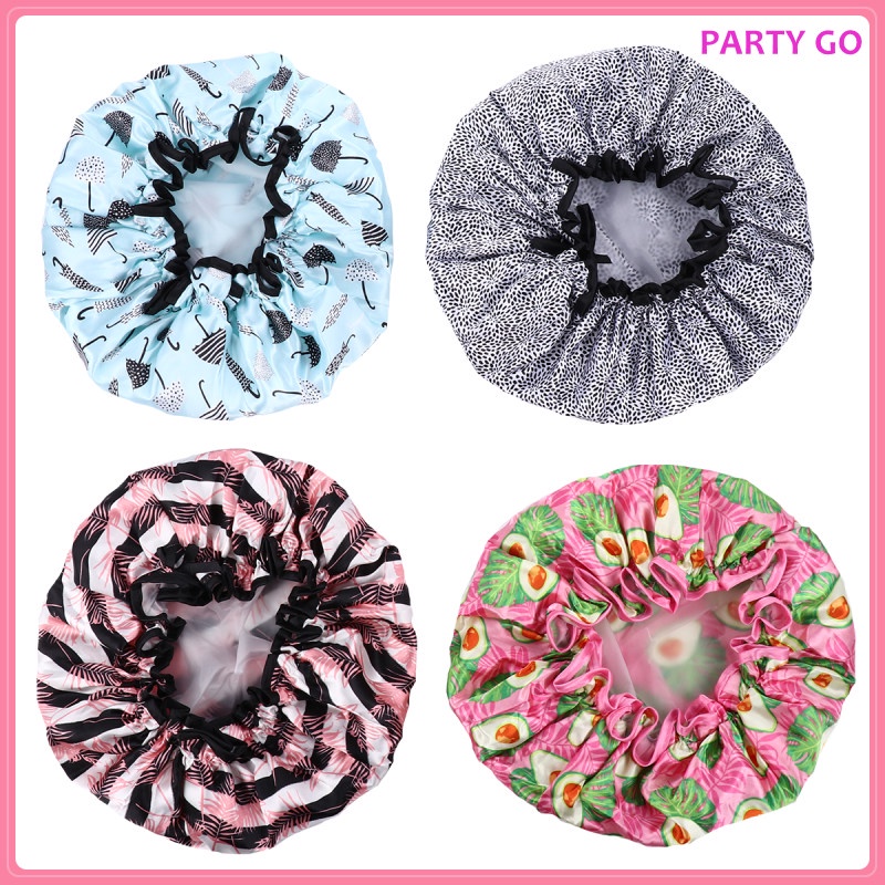 Bộ 4 Mũ Trùm Tóc Chống Thấm Nước Khi Tắm