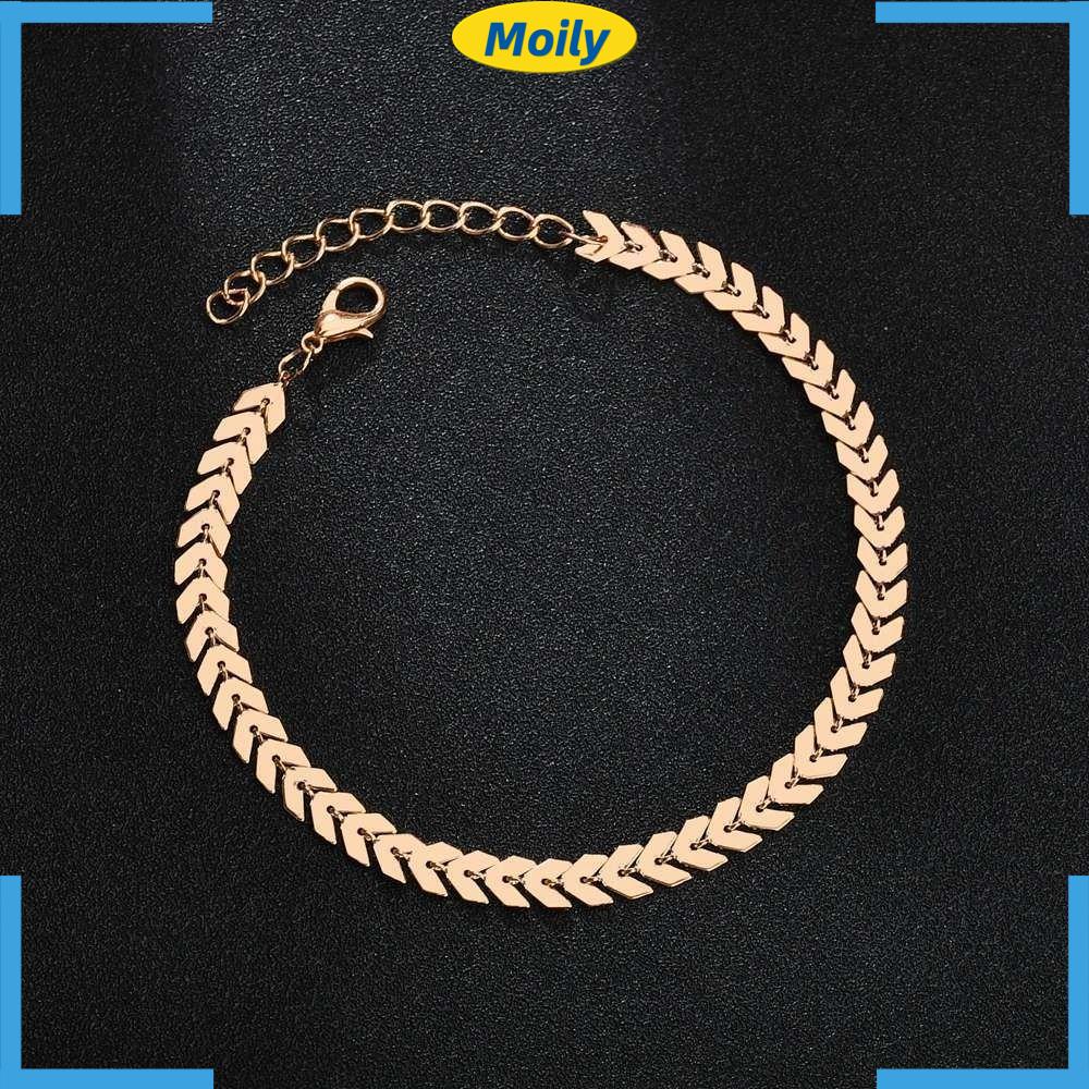 Lắc Chân Hợp Kim Màu Vàng Phong Cách Boho Thời Trang Đi Biển Cho Nữ