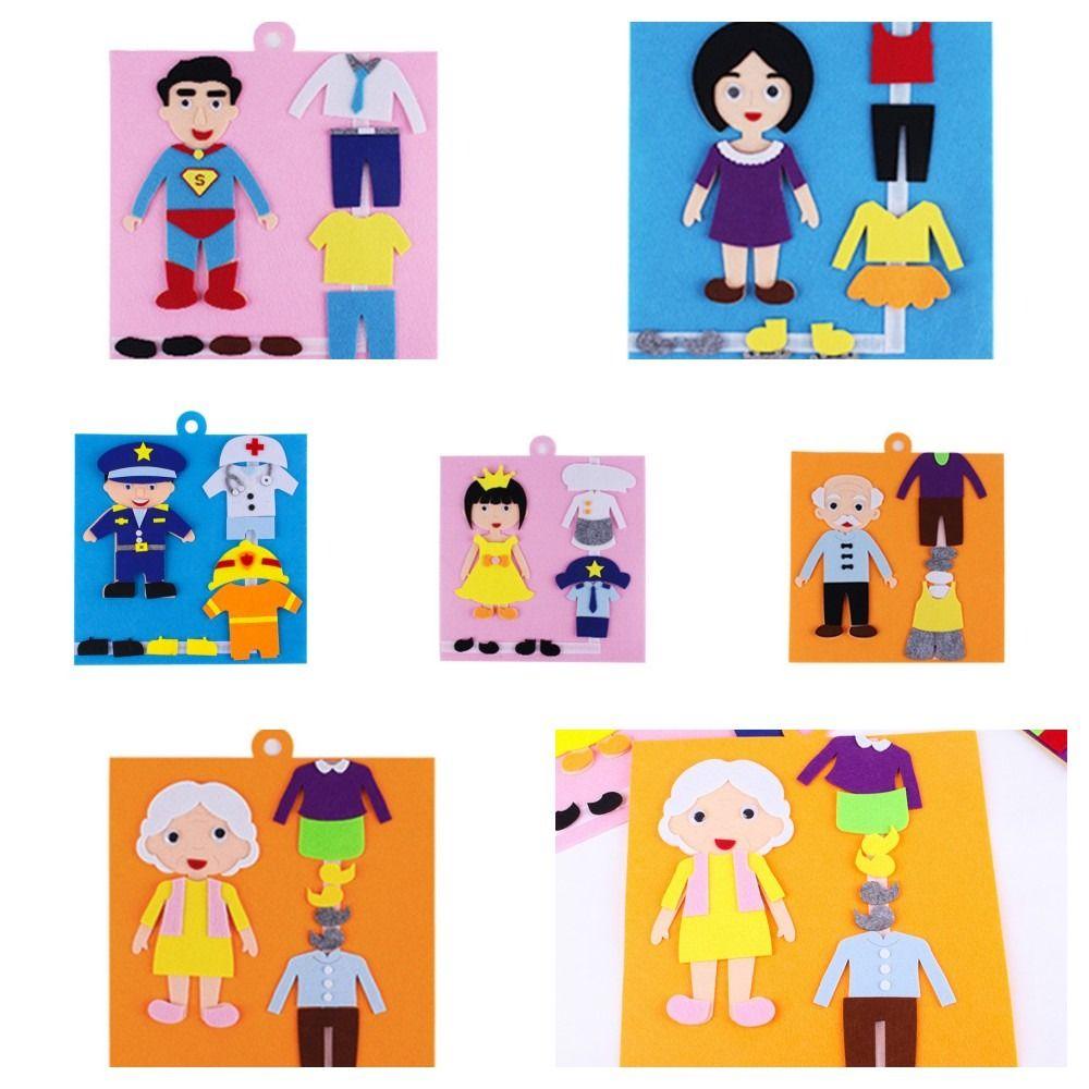 MMLUCK Đồ Chơi Vải Không Dệt Dễ Thương Dùng Dạy Học Theo Phương Pháp Montessori