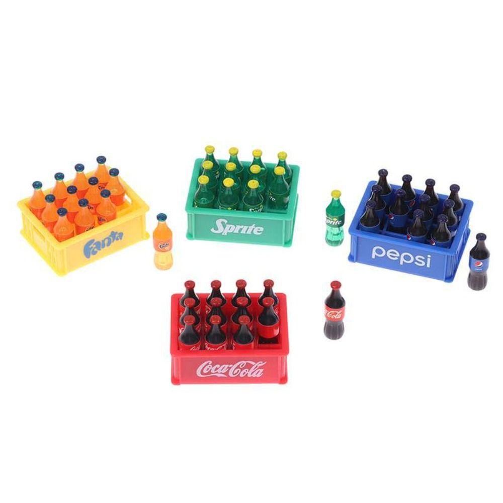 Mô Hình Chai Nước Uống Mini Tỉ Lệ 1 / 12 Độc Đáo Trang Trí Nhà Búp Bê