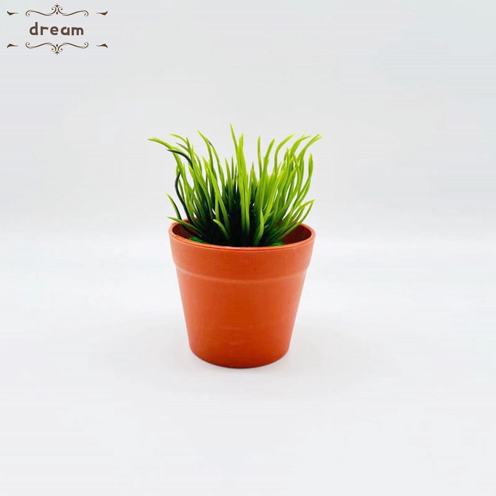【DREAMLIFE】Artificial Pot Plant 11x7x7cm Artificial Cute And Small Versatile Decoration