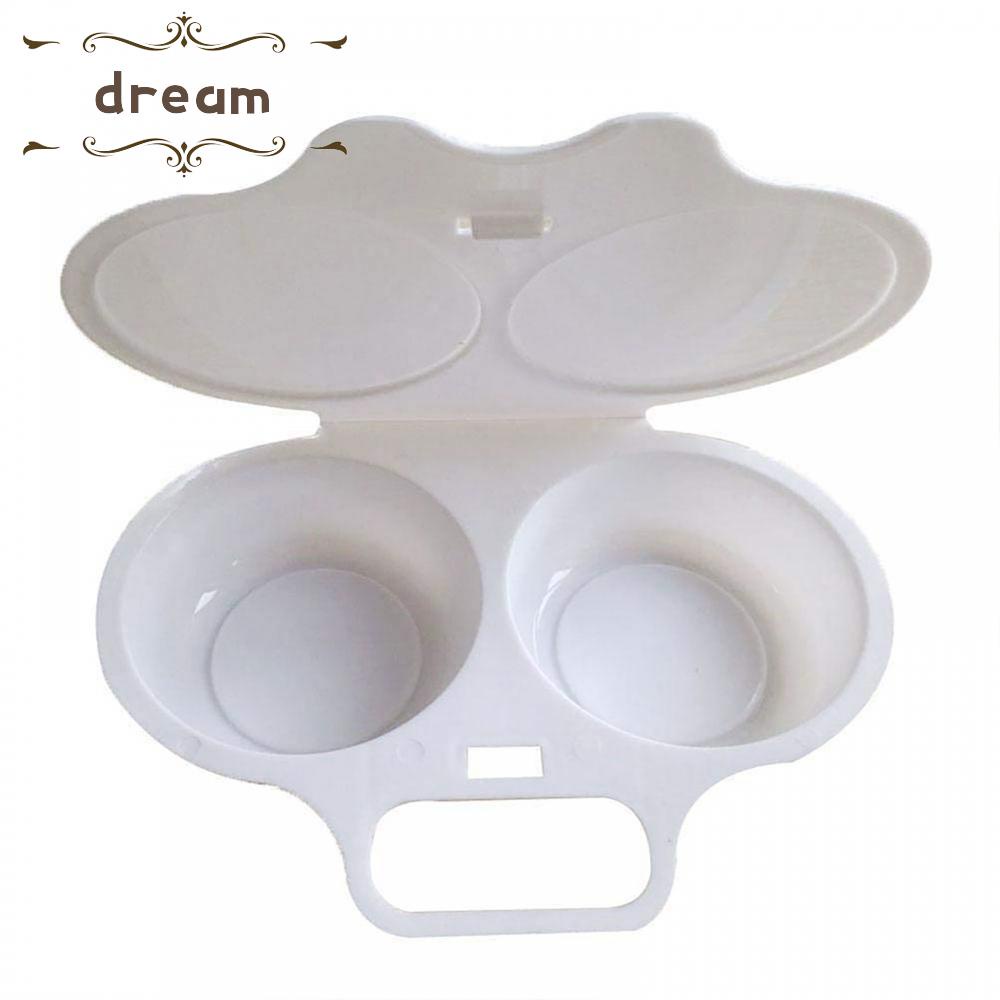 【DREAMLIFE】Egg Steamer Kitchen Tool Round Shape Cooking Method Kitchen Microwave Oven