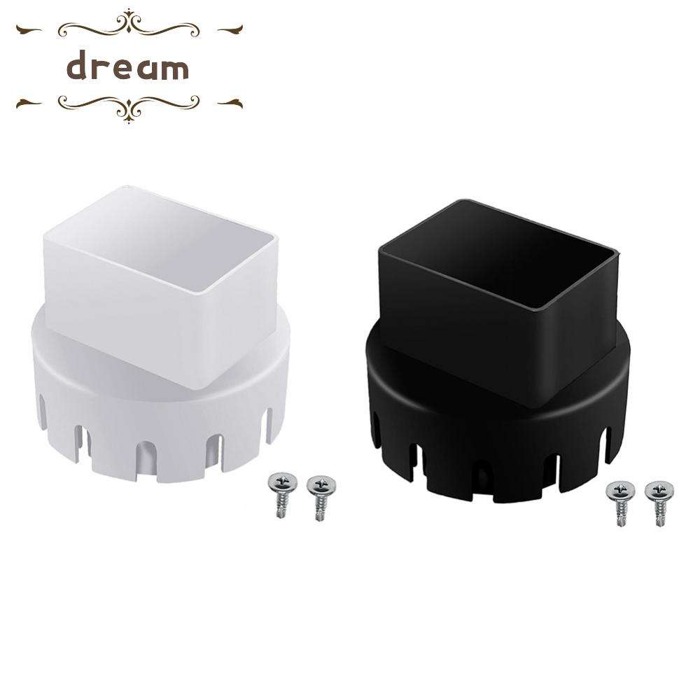 【DREAMLIFE】Pipe Convertor 3x4/2x3inch For Corrugated Landscape Pipe For Hose Improvement