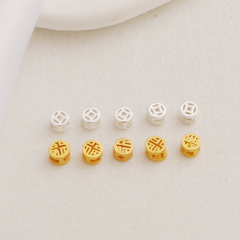 :pacer :eads :oins 18k : cũ-đã bị đánh cắp :old :olor : etention : atte :old 10 :ieces :ound :ollow :ouble-cóided :hree- cải thiện chuyên nghiệp :u 4mm :pacer :eads :racelet :ecklace diy