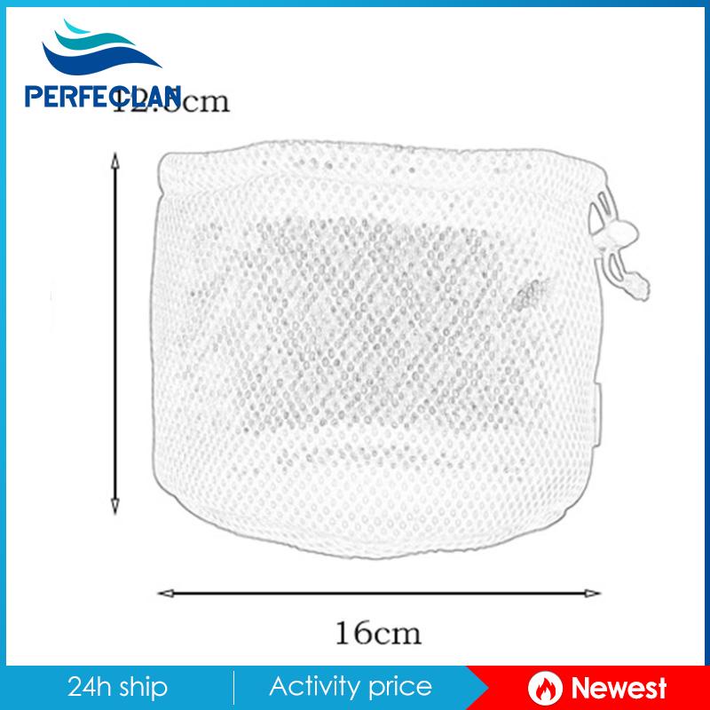 Túi Lưới Đựng Dao Muỗng Nĩa Có Dây Rút Mang Đi Du Lịch Tiện Lợi