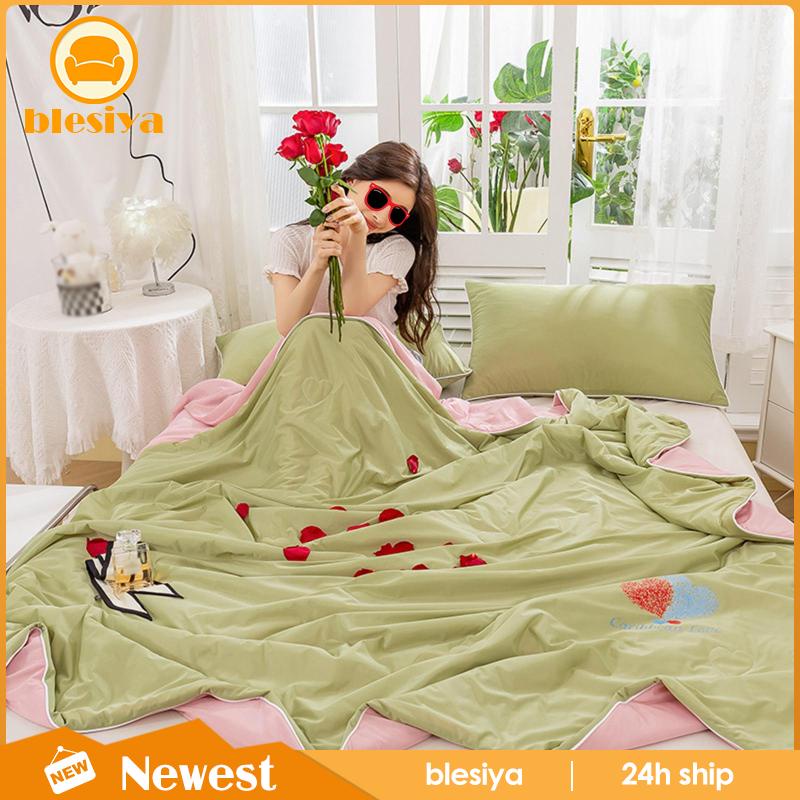 [Blesiya] Chăn Mùa Hè Ngoại Cỡ Trọng Lượng Nhẹ Cho Cặp Đôi / Sofa Du Lịch