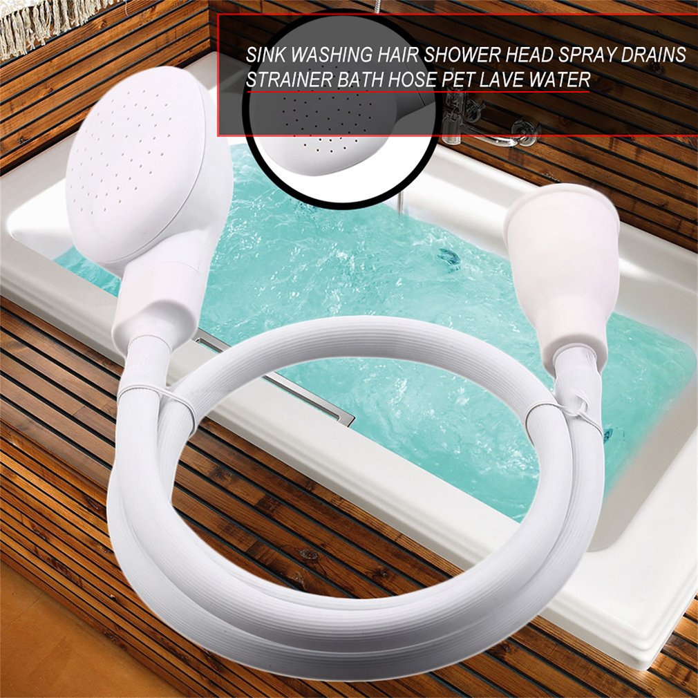 =Christmas=Sink Washing Hair Shower Head Spray Drains Strainer Bath Hose Pet Lave Water